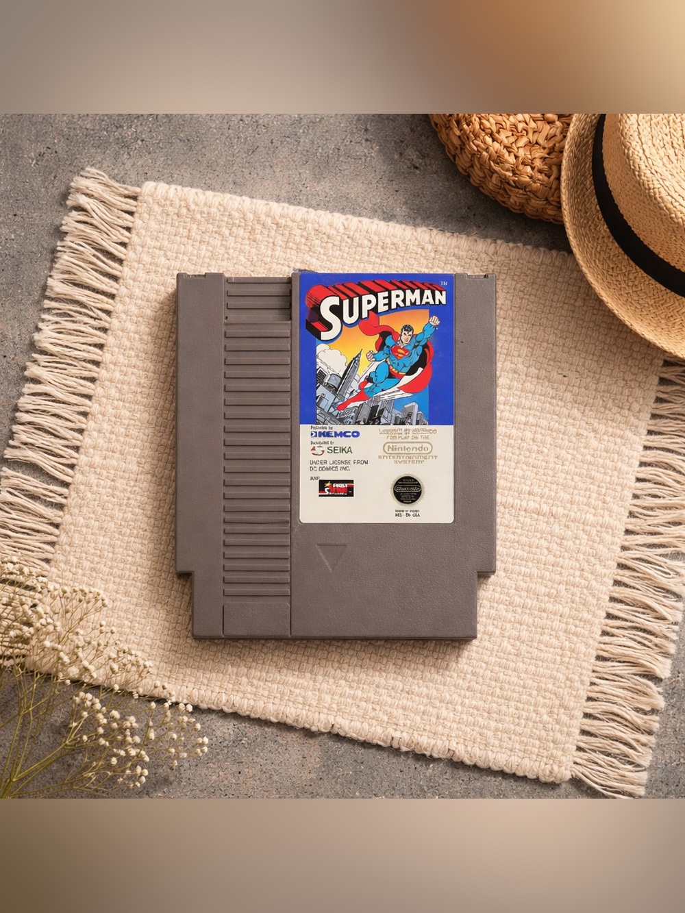 1987 Superman video game on the Nintendo Entertainment System (NES).